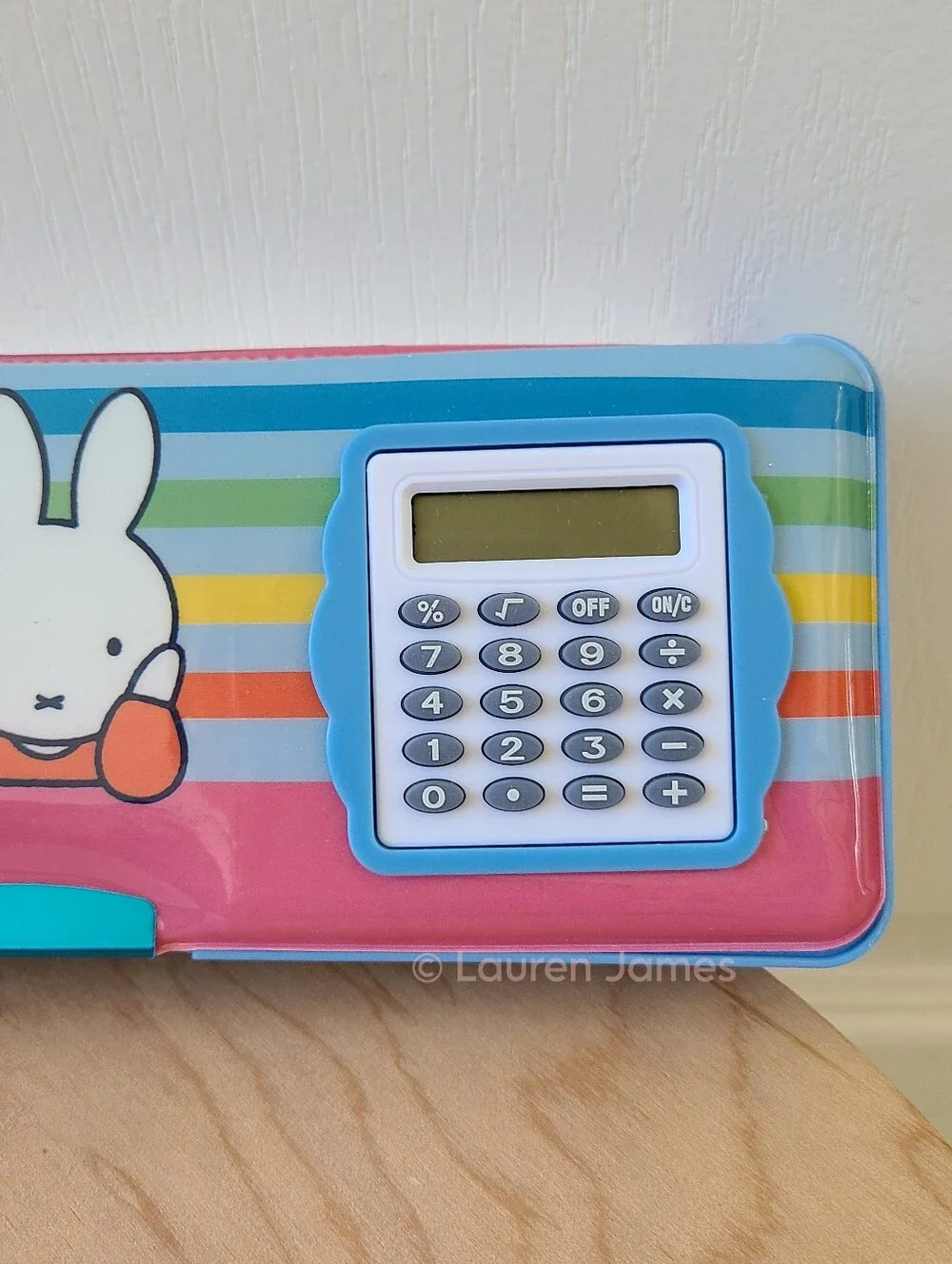 Miffy Mint Green Striped Planner and Magnetic Pencil Case Set